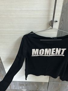 Black Boat Neck Top