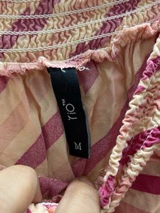 Girly Pink Dress || Long Top Style || S-M || AJIO