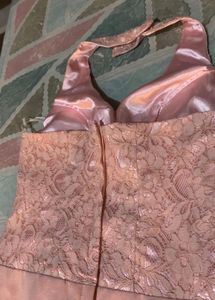 Elegant Ethnic peach gown🎀🦋💕