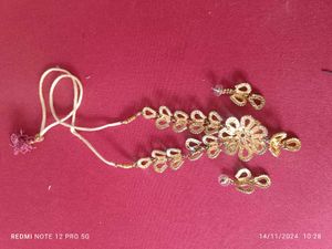 Fancy Necklace With Earring