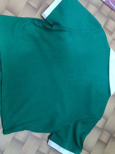 Cute Green Polo Top