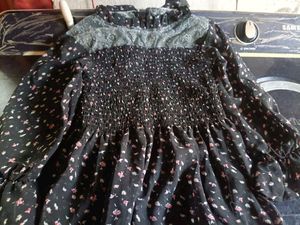 Floral Smocked Long Sleeve Blouse