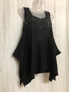 Queen Fashion Shop Black Stylish Top