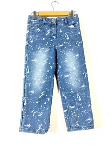 Max Blue Printed Jeans (Boys)