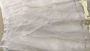 White Organza Rajputi Poshak 💗