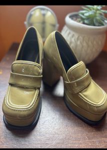 Platform Heel Loafers