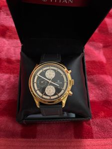 Titan Watch - Gold & Black