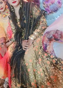 Elegant Embroidered Anarkali Gown