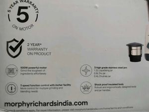 Morphy Richards Mixer Grinder With Jars