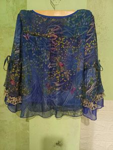 Chinese Top With Flounce