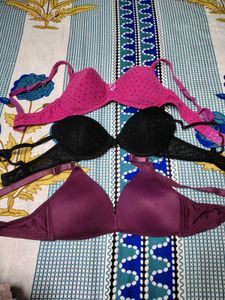 Bra Trio- Size 34B, C