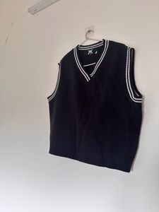 Kook N Keech Women Black Sweater Vest