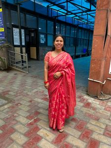 Elegant Pink Saree
