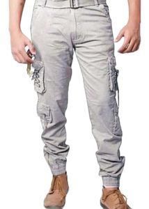 Mens Khaki Cargo Jeans
