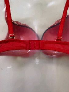 Red Lace Bra