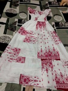 Floral Print Peasant Top