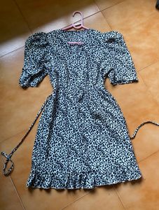 Cotton Leopard Korean Dress 🤌🏻