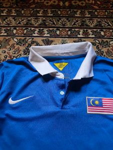 NIKE MALAYSIA 2014 NATIONAL FOOTBALL JERSEY BLUE