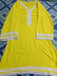 Pakistani Yellow Kurti