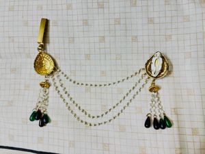 Indian Bridal Saari Pin with Hanging Clip