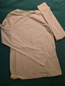 H&amp;M *BRAND NEW* Grey/white Long Sleeve Top