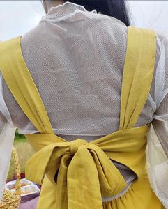 Mustard yellow Midi Sundress