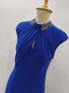 blue gown