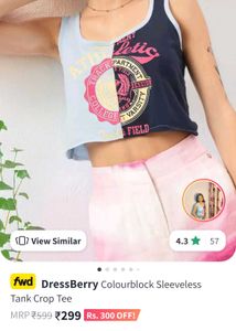 Colourblock Tank Crop Top