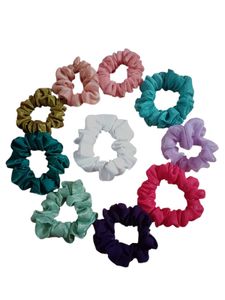 Colorful Scrunchie Set of 10.