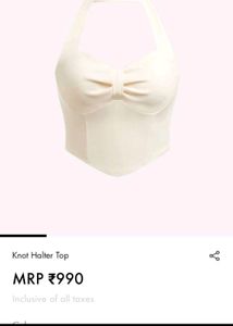 Urbanic Halter Neck Crop Top