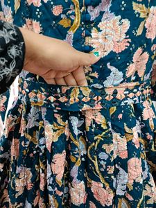 floral gown party wear