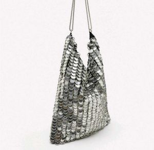 ZARA Limited Edition Silver Beaded Bag
