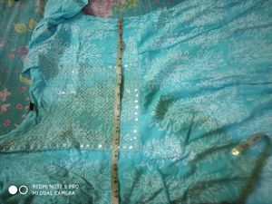 Grab Fast Light blue anarkali suit