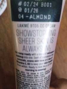 Lakme 9to5 Cc Cream With Spf