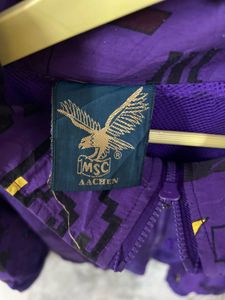 Vintage Purple Windbreaker Jacket