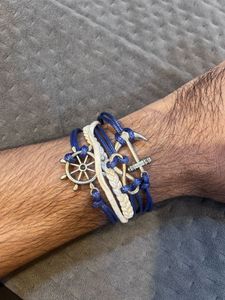 Anchor Navy Bracelet