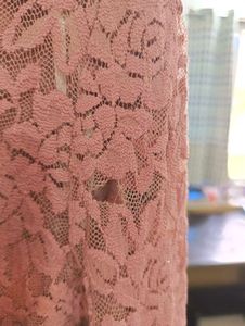 Shein Pink Lace Crop Top
