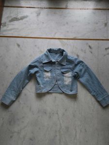 Cute Denim Cropped Jacket