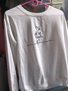 Cute &#39;All We Need Is Love&#39; sweatshirt