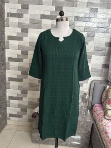 Green Sequence Kurti
