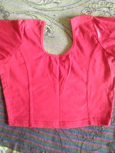 Slip-on Expandable  Red Blouse