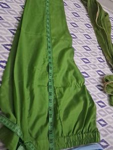 Green Embroidered Kurta Set
