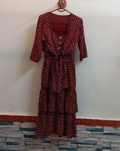Fancy Elegant Dress With Jacket