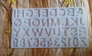 Silicon Alphabet Mould