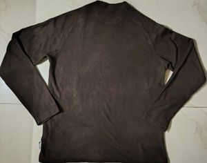 Woollen Brown Long Sleeve Top