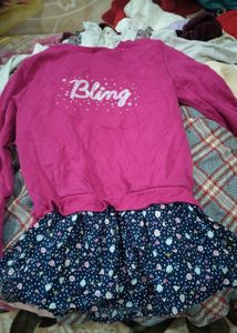 Girls' Pink Bling Dress