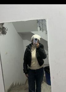 Maroon Hooded Coat and crop jacket COMBOOOO