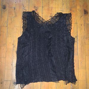 Black Shimmery Top