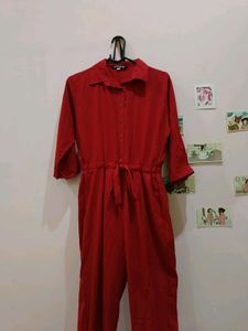 Maroon Jumpsuit