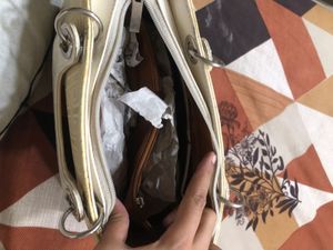 Cream Handbag